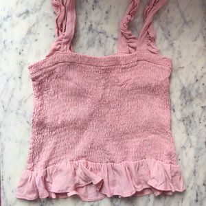*3/$30* PINK Laurel & Love Smocked Tank